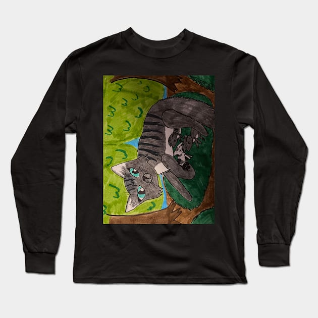 Cat and Kits Long Sleeve T-Shirt by DentistArt2022